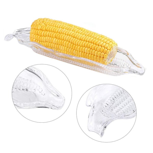 5-pack Plastmajsfat Transparent Serveringsfat Majsrätt Majskolv