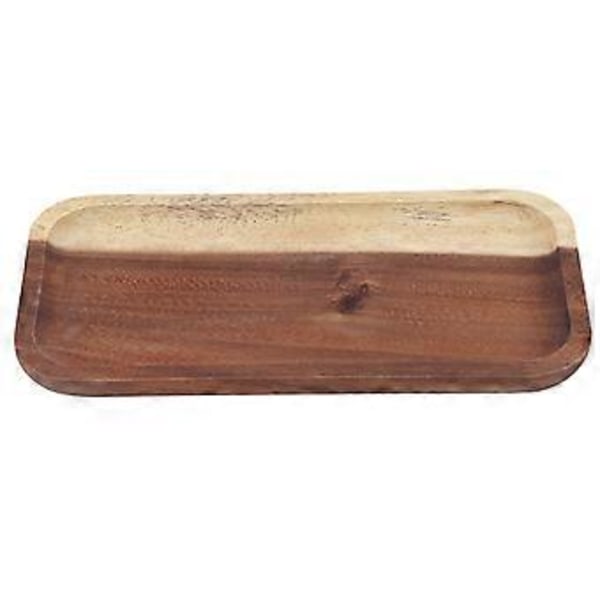 Rektangulär Sushi Serveringsbricka i Trä Japansk Stil Porslin Hem Restaurang Serveringsfat 25x12.5x2cm