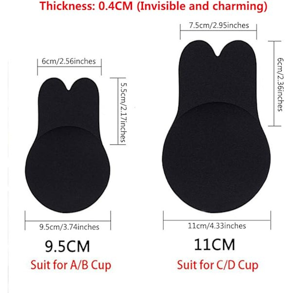 2 Vastaukset Sticky Bra Strapless Backless Gathering Bra Invis