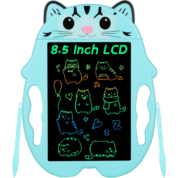 Fargerikt LCD Skrivebrett Grafisk Nettbrett 9 Tommers Tegnebord