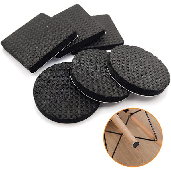 60 stycken halkfria gummipads, självhäftande möbelfötter