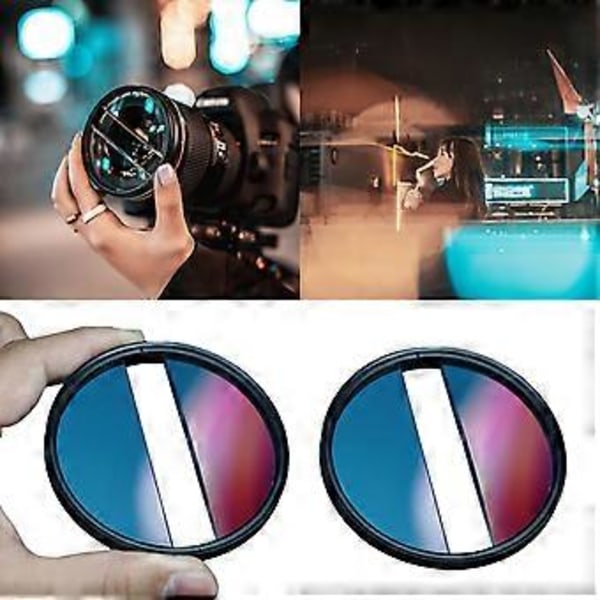 Split Diopter Filter Fotograferingsfilter Center Special Effect Split Diopter Filter 82mm