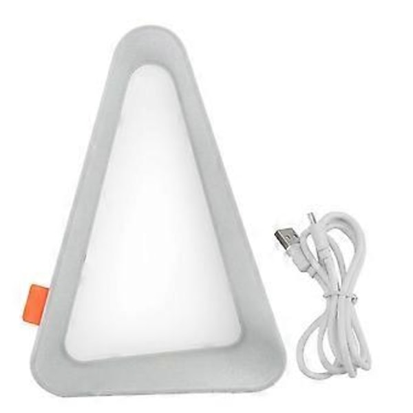 USB-laddning Gravitationssensor LED Nattlampa Portabel Justerbar Ljusstyrka Bordslampa (Grå)