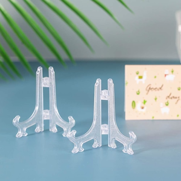 3 tum 7,5 cm, (frostad och transparent) 12-pack, vikbar tallrik h