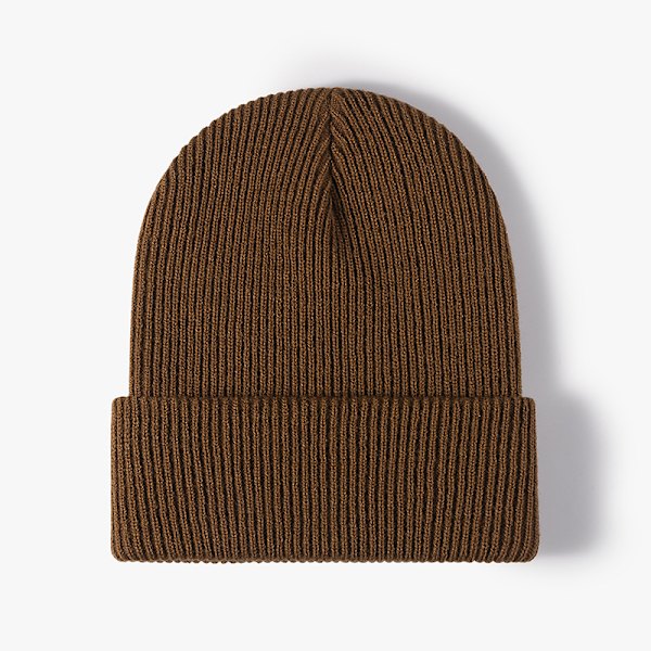 Kaffeuyllehatt höst och vinter utomhus män och kvinnor med ligh