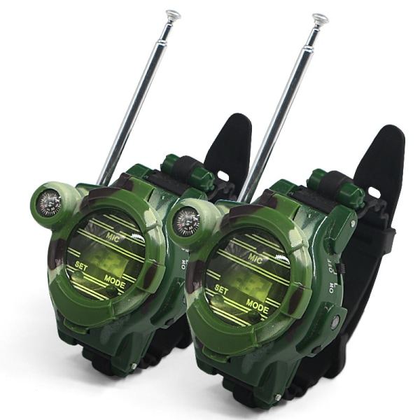 1 par sett trådløs multifunksjons walkie talkie kamuflasje Milita