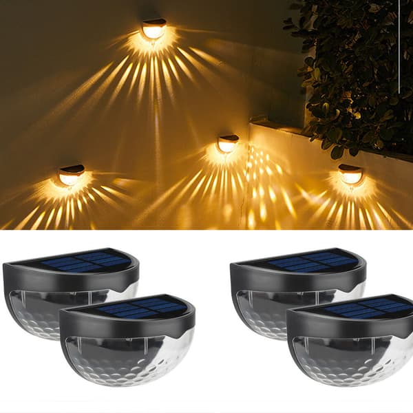 4 kpl LED-lämpöä aurinkovalaisimet ulkoseinävalaisin IP65 Wate