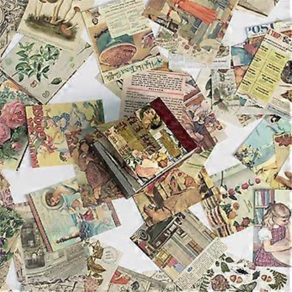 400 arkkia Monikäyttöinen askartelupaperi Retro taustakoristepaperi Muistilehtiö Kirjoitusalusta Koulutarvikkeet The past is memoray