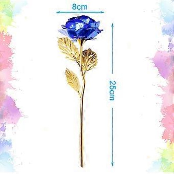 Forgyldt Rose Blomst, Præserveret Rose Blomst, Aldrig Visnede Roser Gaver Gaveidé til Valentinsdag, Mors Dag, Thanksgiving Day, Jul, Fødselsdag