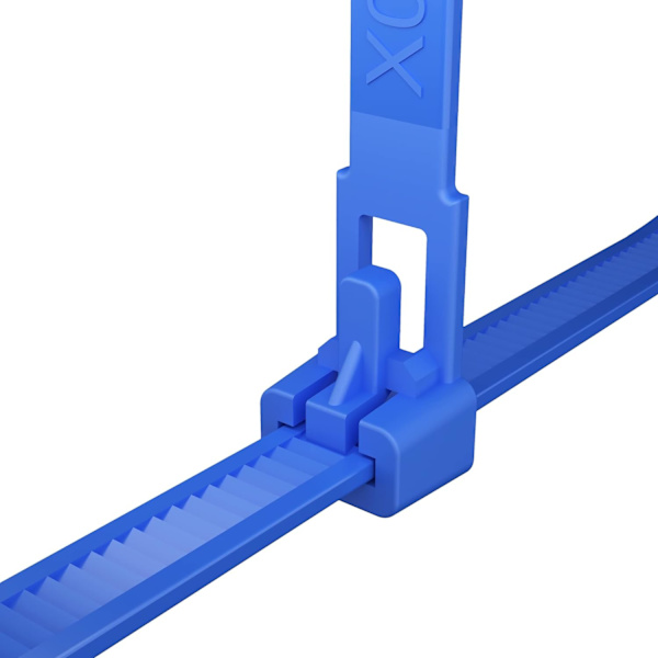 Gjenbrukbare kabelbindere i plast, 200 mm x 5 mm, Gjenbrukbare kabelbindere, Nylon