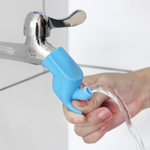 Blue, faucet extender children's faucet silicone faucet extender