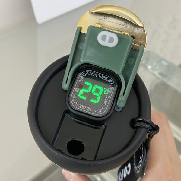 Vihreä uusi älykäs kahvimuki matkamuki, 14,5 OZ matkakahvimuki