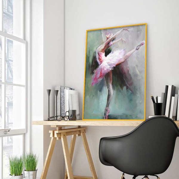 30x40cm 5D Diamantmaleri efter numre Kit til voksne Balletpige