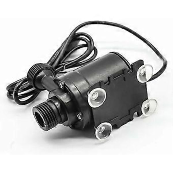 Upotettava pumppu, Mini DC 12 V harjaton upotettava vesipumppu paineenkorotuspumppu 800 l/h 5 m harjaton moottori suihkulähde-allas-aurinkokiertojärjestelmään