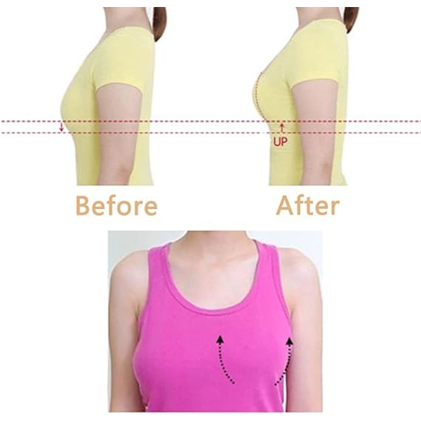 CD Invisible Bra Gathering Adhesive Silicone Strapless Bra Adhes