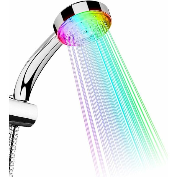 LED Luminous Duschkopf 7 Farben Automatisch Wechselnde Handbrause Sho