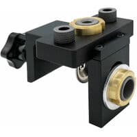 Doweling Jig Wood Pocket Hole Jig Kit Vertical Drilling Detachabl