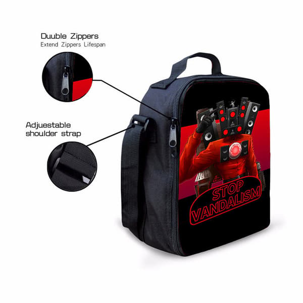 Rymdvarg 3-delad skolväska Ryggsäck Portfölj Pennfodral-40