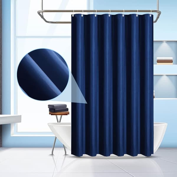 Dusjforheng i stoff, 180 x 180 cm, muggfri polyester