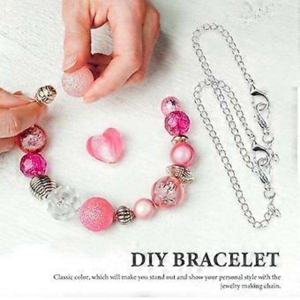 4 st Halsband Kedjeförlängare Armband Förlängningskedja Portabla Kedjeförlängningar