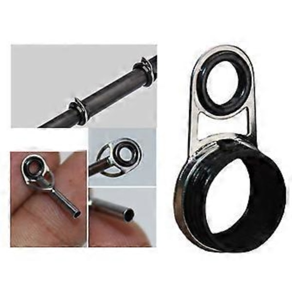 Fiskespö Ringar Set Topp Reparationsset Spö Reparationsset Fisketillbehör Fiskespö Ringar Fiskespö Topp No. 5 top ring for a