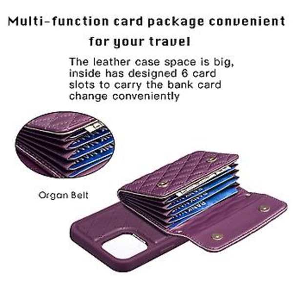 Læder Wallet Case til iPhone 12 Pro Max