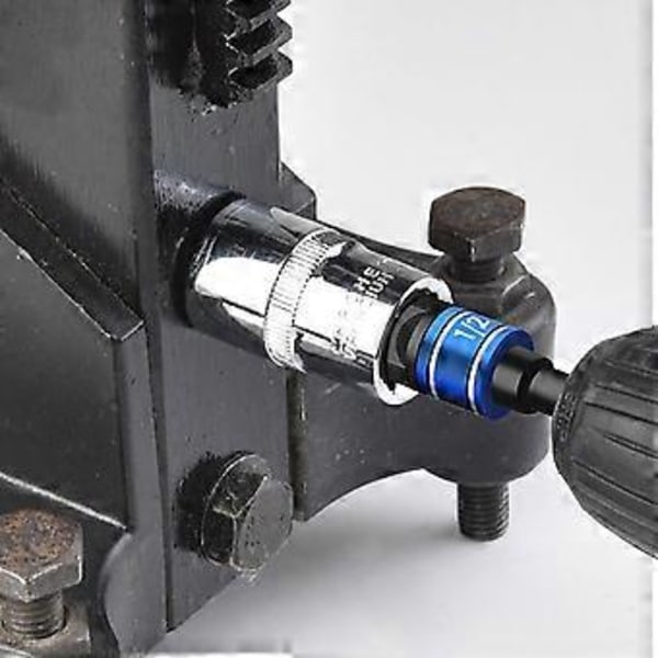 1/4\" 3/8\" 1/2\" Pipenøkkeladaptere For Slagtrekker Med Sekskant Til Firkant Pipe Bor Forlengelse black extended suit