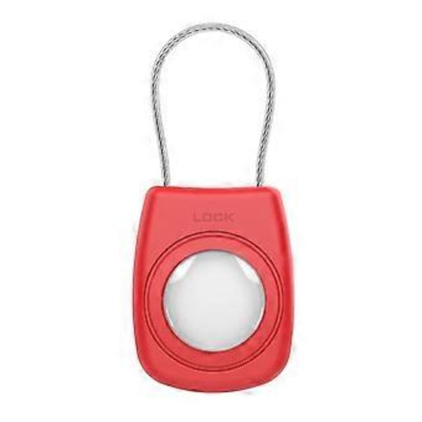 Suojaava PC-kuori Turvalukon kansi Tehokas kansi Kevyt PC-kotelo Säilytyskotelo Yksinkertainen asennus Airtagsille Punainen1 Red1
