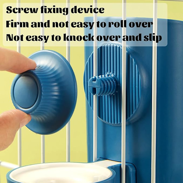Kanin Vann Dispense, Smådyr Automatisk Vann Dispense, Stille, Henge Fast Vannflaske for Hamster Chinchilla Marsvin Fret