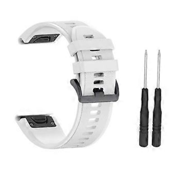 26 22 20mm Klokkereim For Garmin Fenix 5 5X Plus 3HR Silikonreim Fenix5 Klokke Hurtig