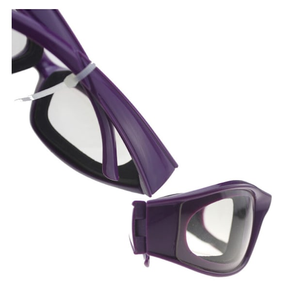 Kyynelvapaat sipulipallot, keittiön grillauslasit, violetti