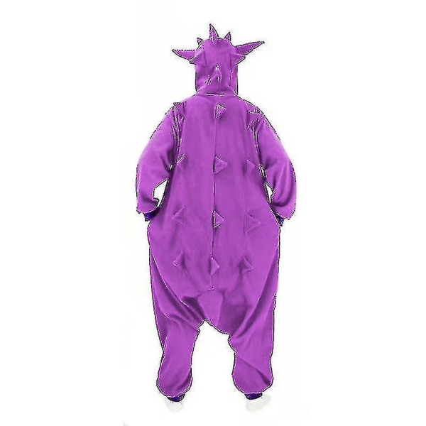 Gengar Kostym Helkropps Pyjamas Halloween Jul Overall för Män Kvinnor.XL. XL
