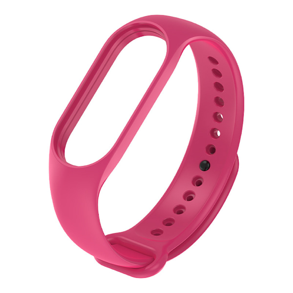 Smart Armbånd Kompatibel Xiaomi Mi Band 3 4 Silikone Rem Armbånd Håndled. Rose Rød. Rose red