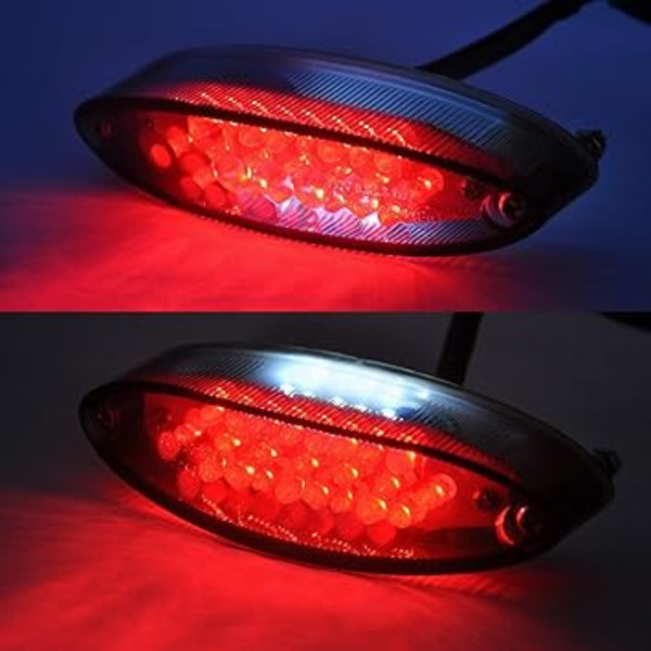 12V 28 LED Motorcykel Brems Stop Kørsel Baglygte Nummerplade