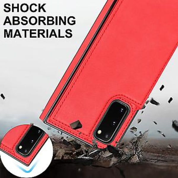 Crossbody-fodral i TPU+PU för Samsung Galaxy S20 FE Red