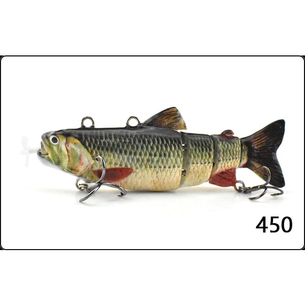Luretron Elektrisk Fisk, Luretron Fisk Micro Leddelt Swimbaits 450