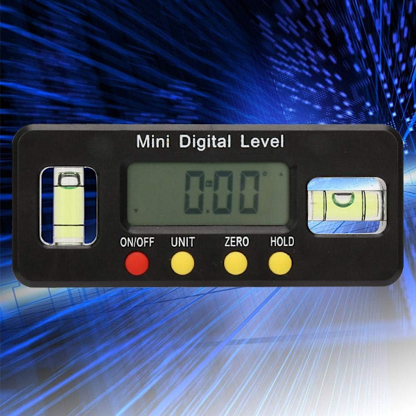 360 asteen kulmamittari Mini digitaalinen kulmamittari Kulmamittari Inclinometer Magneettinen pohjakulma Työkalu Miter Duplicator Kulmamittaustyökalu (100mm)