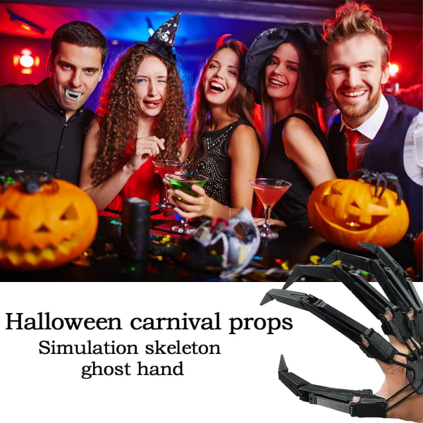 Halloween Artikulerade Fingerförlängningar, 3D-Prinsade Artikulerade F