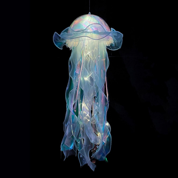 Jellyfish Pendellampe, DIY Jellyfish Lampe - Håndlavet Festdekoration