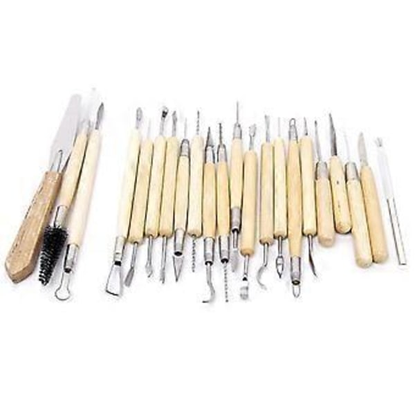 1 pakkaus Keramiikkasavi Veistotyökalusetti (22 kpl) 22pcs