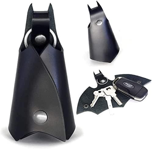 Miesten avaimenperä, 2 Batman-tekonahka-avaimenperää, unisex-avaimenperä