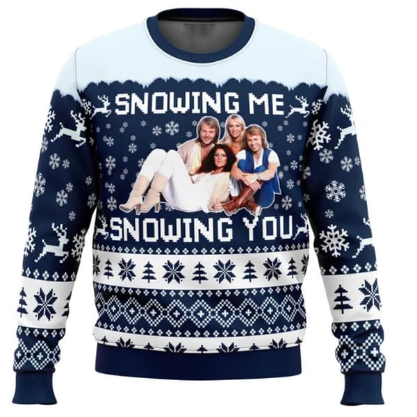 Jule Crew Neck Sweatshirt, Pullover, 3D Printet Vinter Langærmet Sweatshirt - EL3620 - Størrelse 2XL 2XL