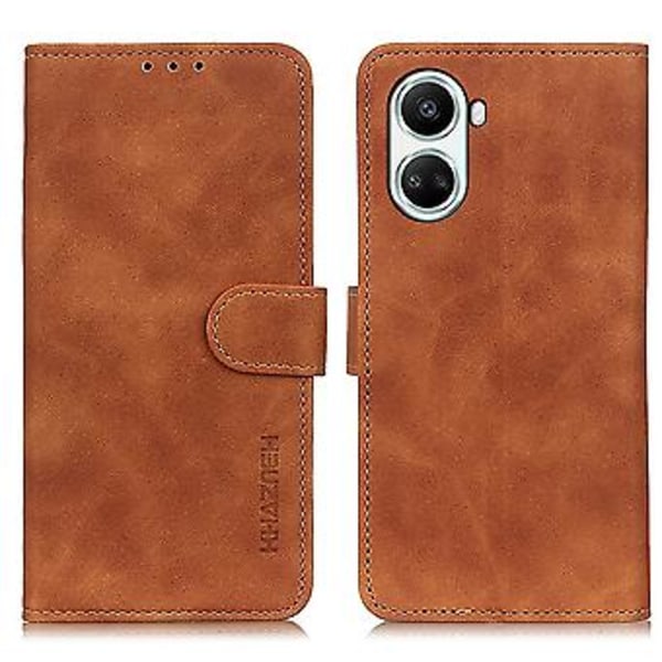 KHAZNEH Retro PU-fodral för Huawei Nova 10 SE Brown