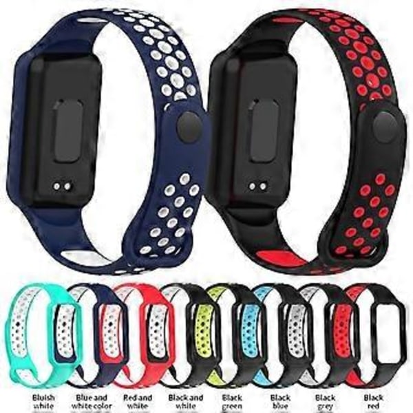 Klockarmband för Amazfit Band 7 Smarta Tillbehör Silikon Justerbart Ersättningsarmband A01
