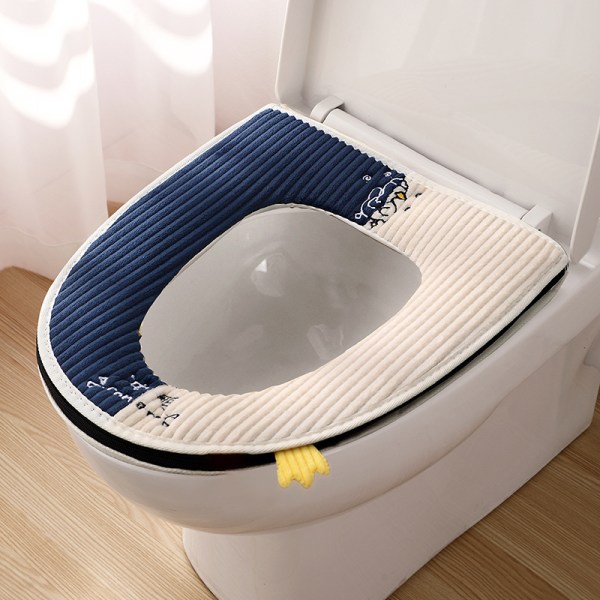 1PCS Toalettstol, Toalettstolsskydd Kuddar, Tvättbar Retractable Toalettkuddematta