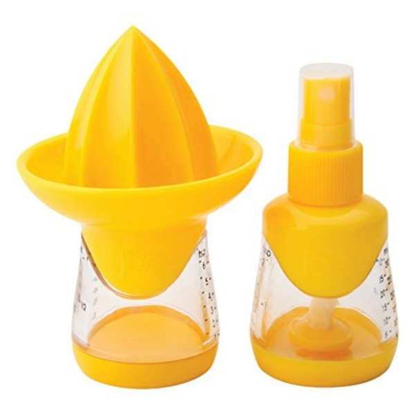1 stk. Mini Citrus Lime Manuel Saftpresser med Måling og Spray
