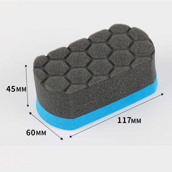 4 stk. Easy Grip Soft Hex Logic Applicator Pad Dekk Dressing Ap