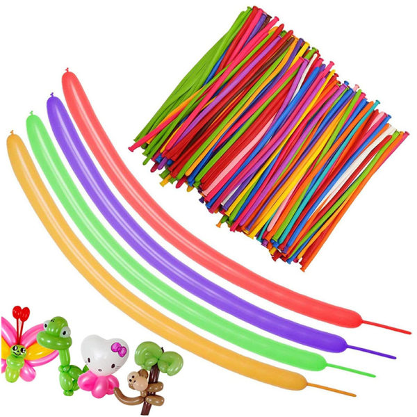 100 stk. lang stripe magisk ballong lateks ballong bryllupsrom dekorasjon
