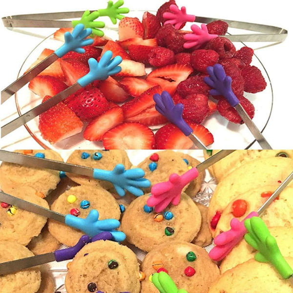 Pink, Lilla, Blå, Grøn, Gul - 5 Stykker Mini Rustfrit Stål