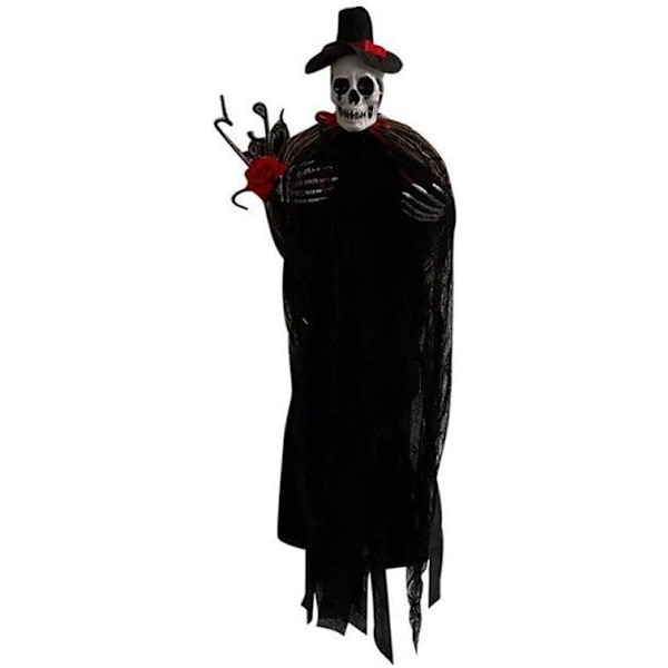 1 kpl Musta Sulhanen Halloween Riippuva Kallo Rattan Seppele Pelottava Garla